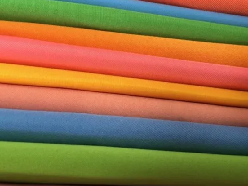 Tessuto in pelle di pesca tinta unita in 100% poliestere/tessuto in microfibra