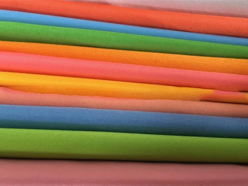 Tessuto in pelle di pesca tinta unita in 100% poliestere/tessuto in microfibra